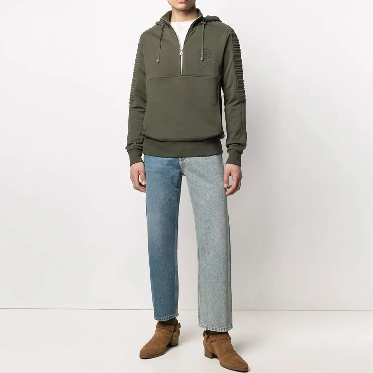 BALMAIN Sweatshirts Men Green-2