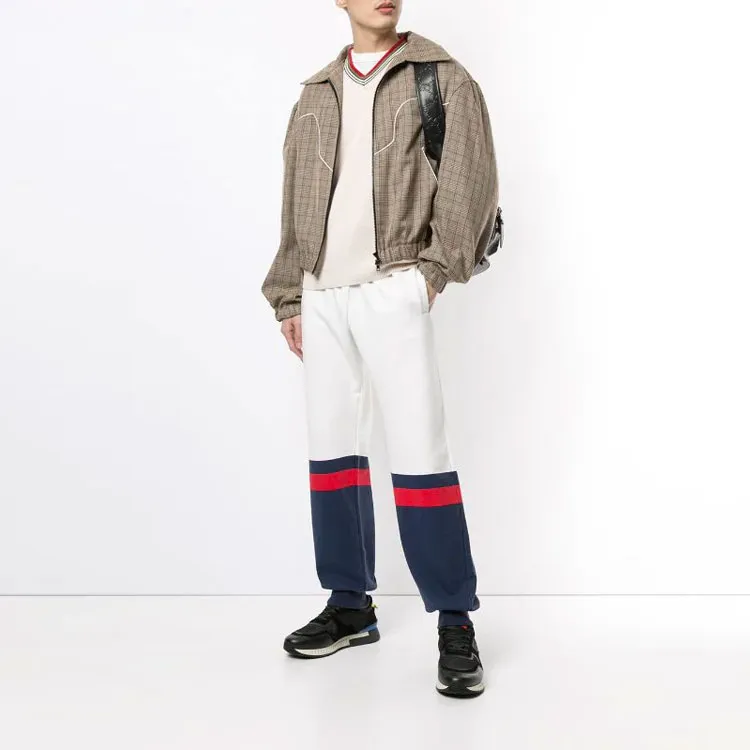 GUCCI Knitted Sweatpants Men White-1