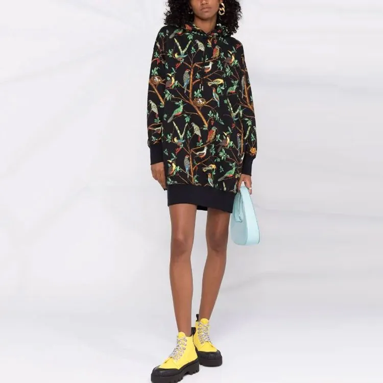 KENZO Long-Sleeved Dresses Women's Black-1