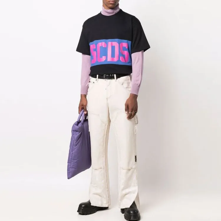 GCDS T Shirts Unisex Black-1