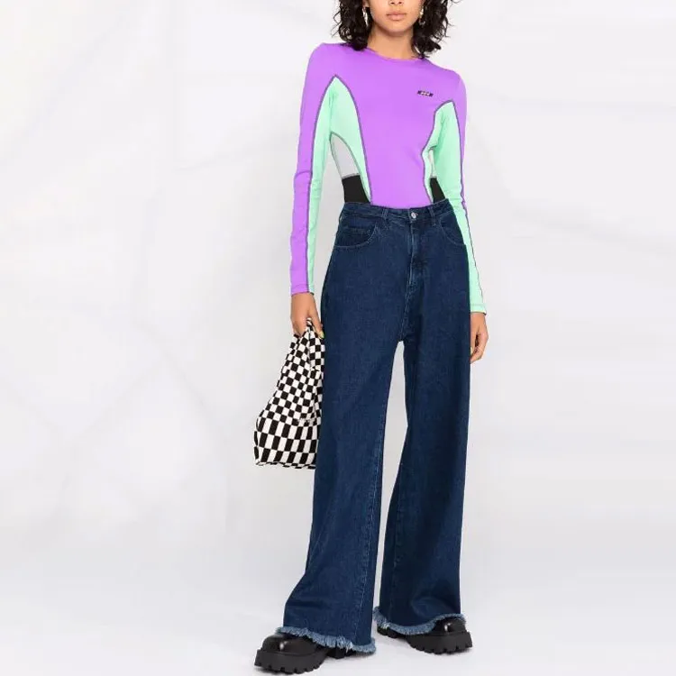 MSGM Bodysuits Women's Purple-1