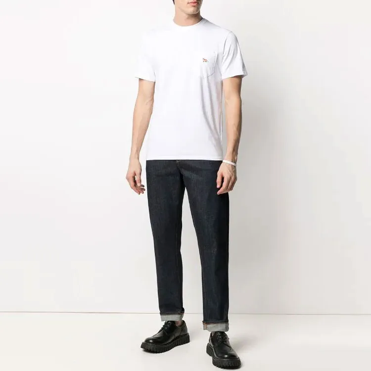 Maison Kitsune T Shirts Men White-1
