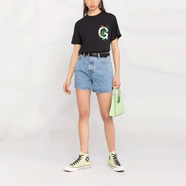 GANNI G T Shirt 'Phantom'-1