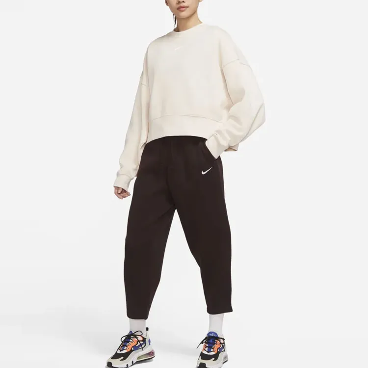 Nike Knitted Sports Pants Women's Brown-2