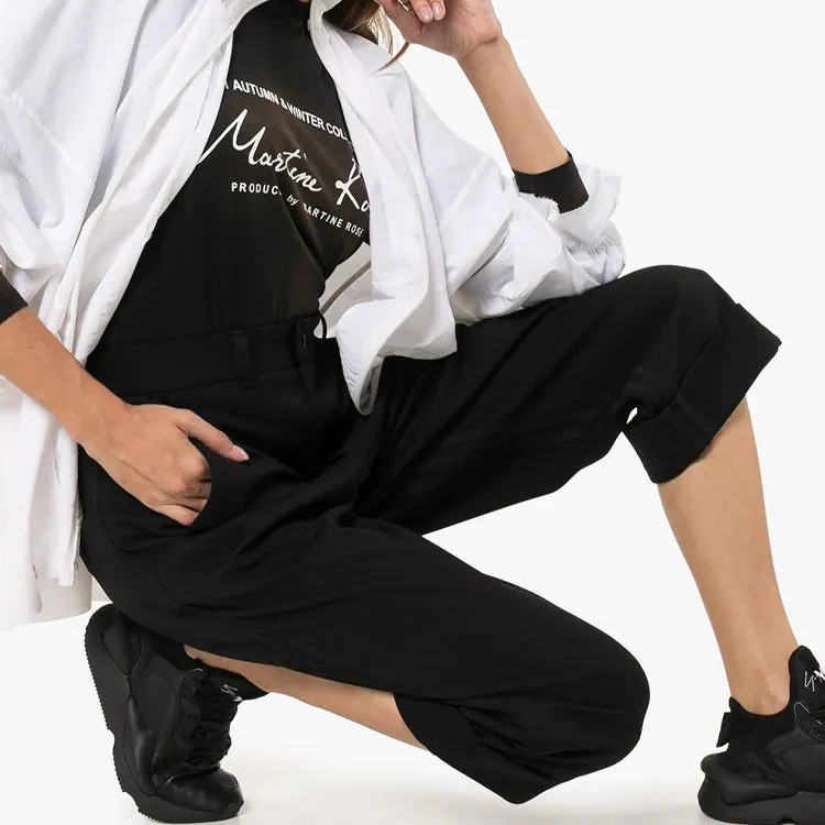 Y 3 Casual Pants Women's Black-3