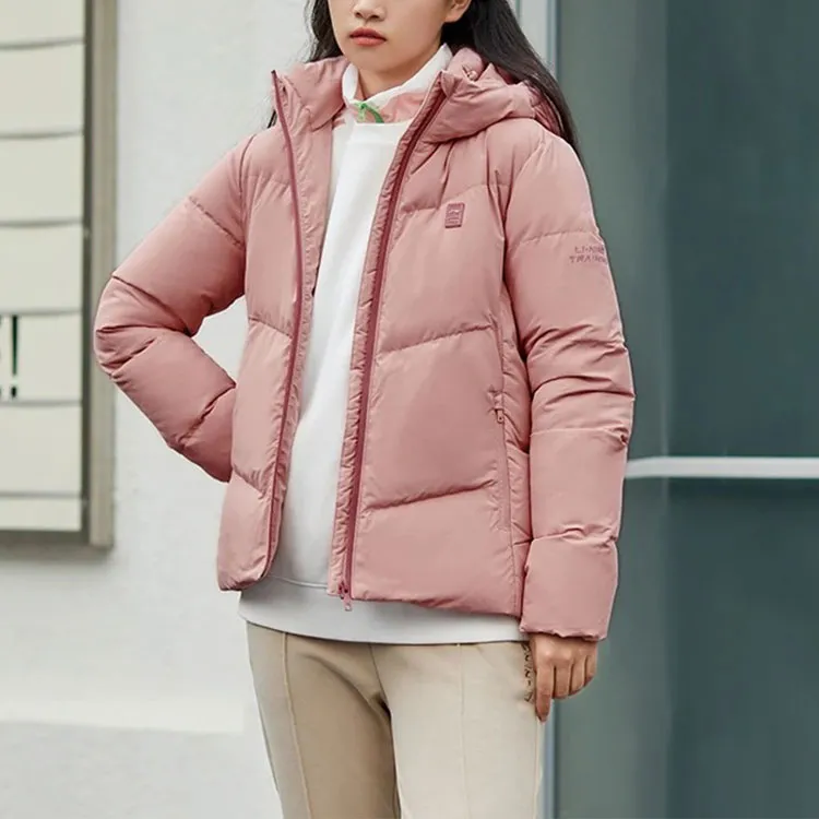 LINING Training Series Down Jackets Women's Misty Rose Pink-2