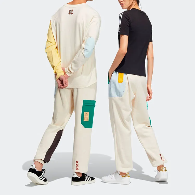 Adidas Originals Puppet Series Knitted Sweatpants Unisex Ecru-2