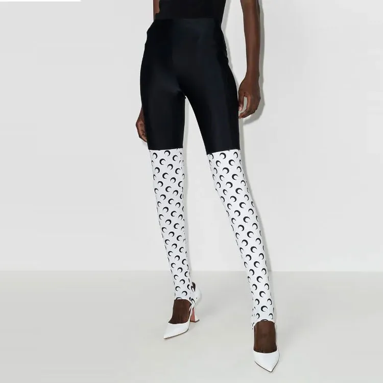 Marine Serre Leggings Women's White-1
