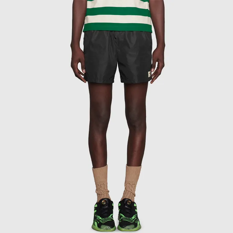 GUCCI Casual Shorts Men Black-2