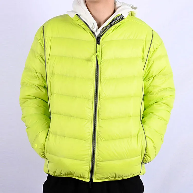 Converse Down Jackets Men Neon Green-2