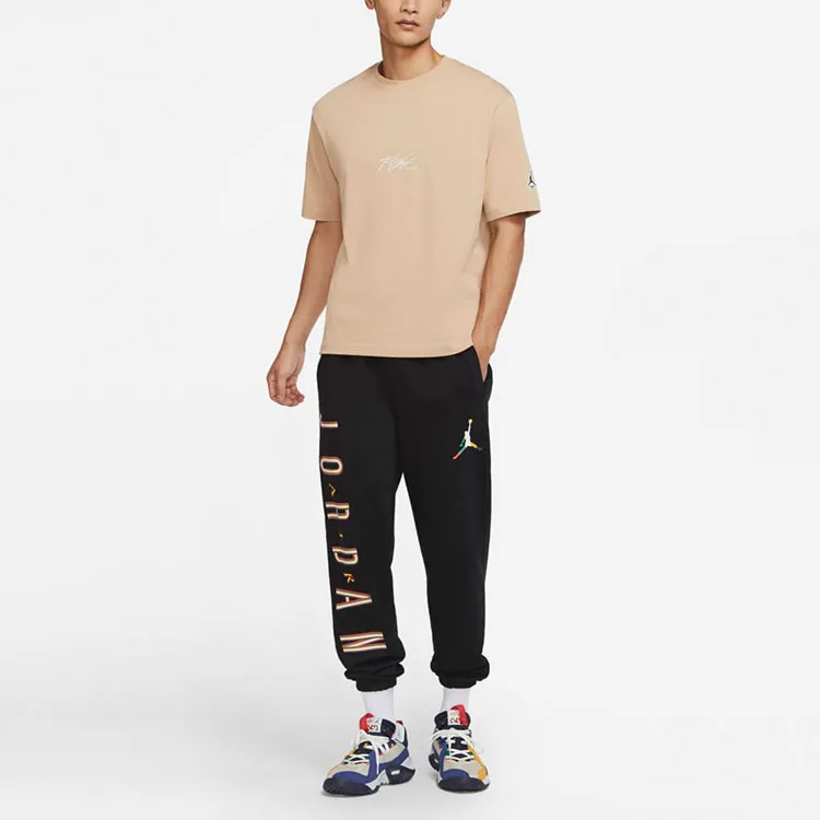 Jordan Sport Knitted Sweatpants Men Black-2
