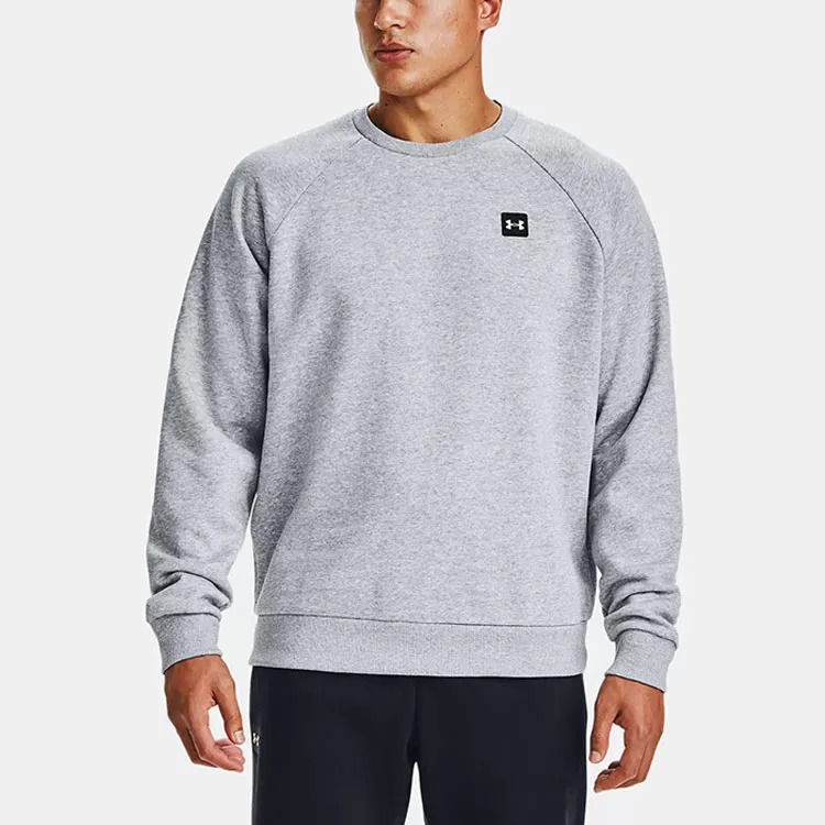 Under Armour Rival Sweatshirts Men Gray-3
