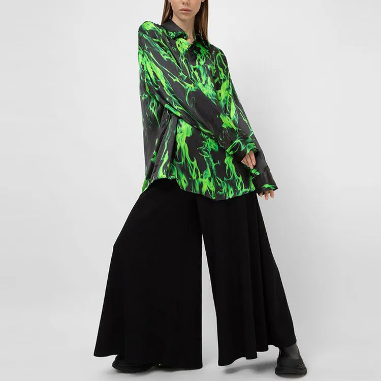 Vetements Shirts Women's Green-1