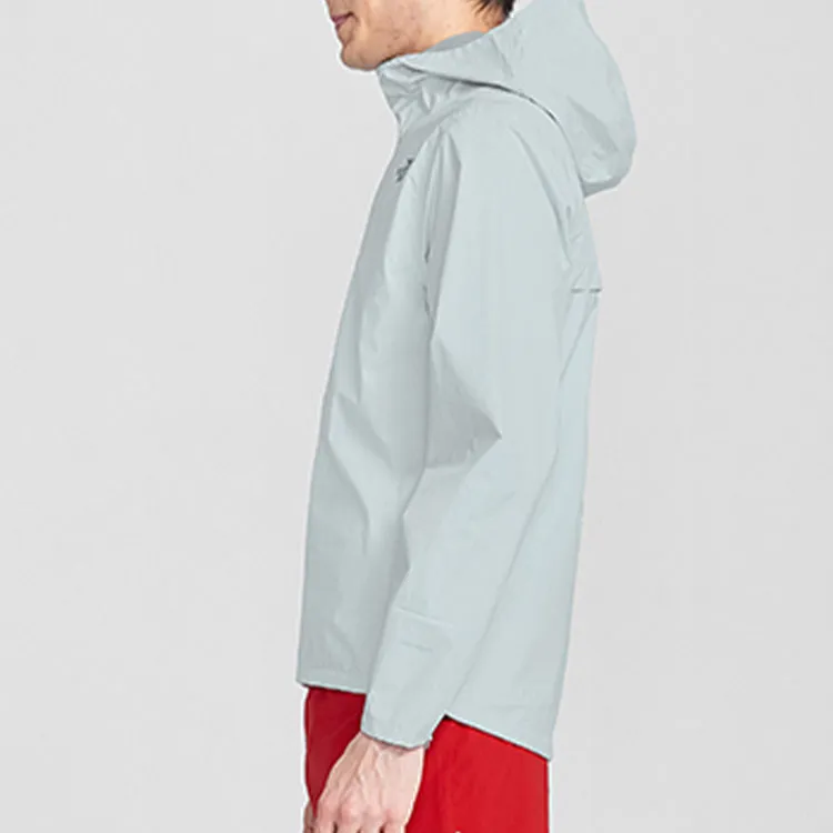 THE NORTH FACE Outdoor Hiking Waterproof, Windproof, And Breathable Windbreaker Jacket Men's White-3