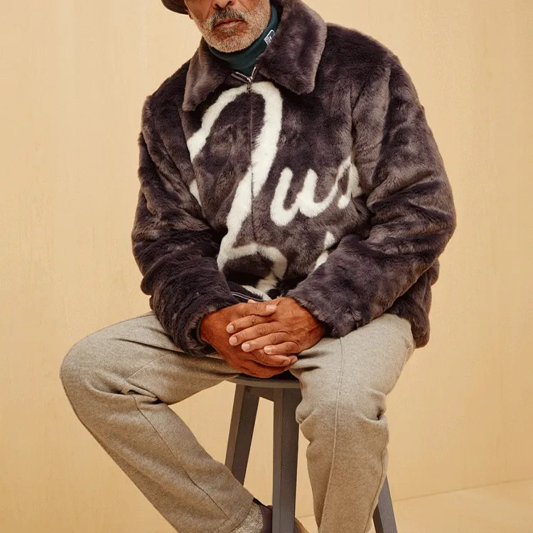 KITH Faux Fur Coaches Jacket-3