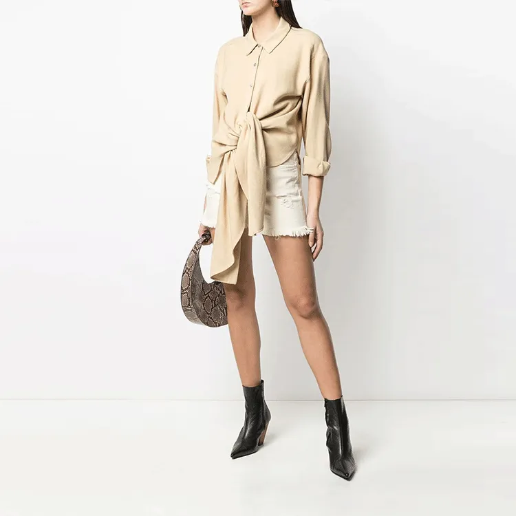 J BRAND Denim Shorts Women's Nude-1