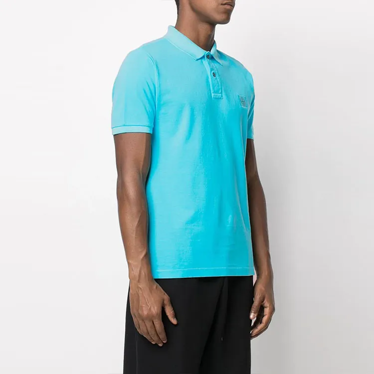 STONE ISLAND Polo Shirts Men Blue-2