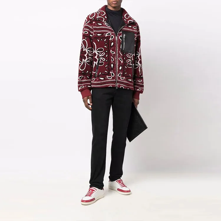 AMIRI Bandana Fleece Jacket-1