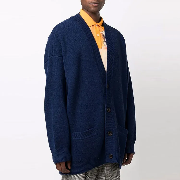 ISABEL MARANT Loose Fit Knitwear Men's Blue-2