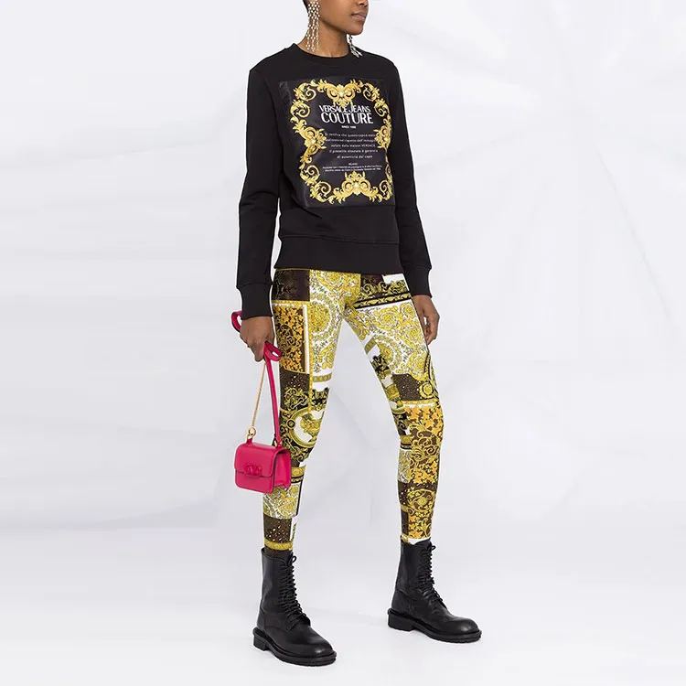 VERSACE JEANS COUTURE Sweatshirts Women's Black-1