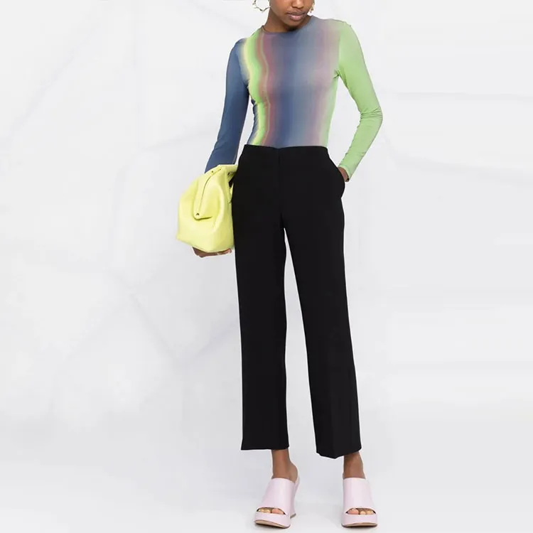 VERSACE Mid Rise Tailored Trousers-4