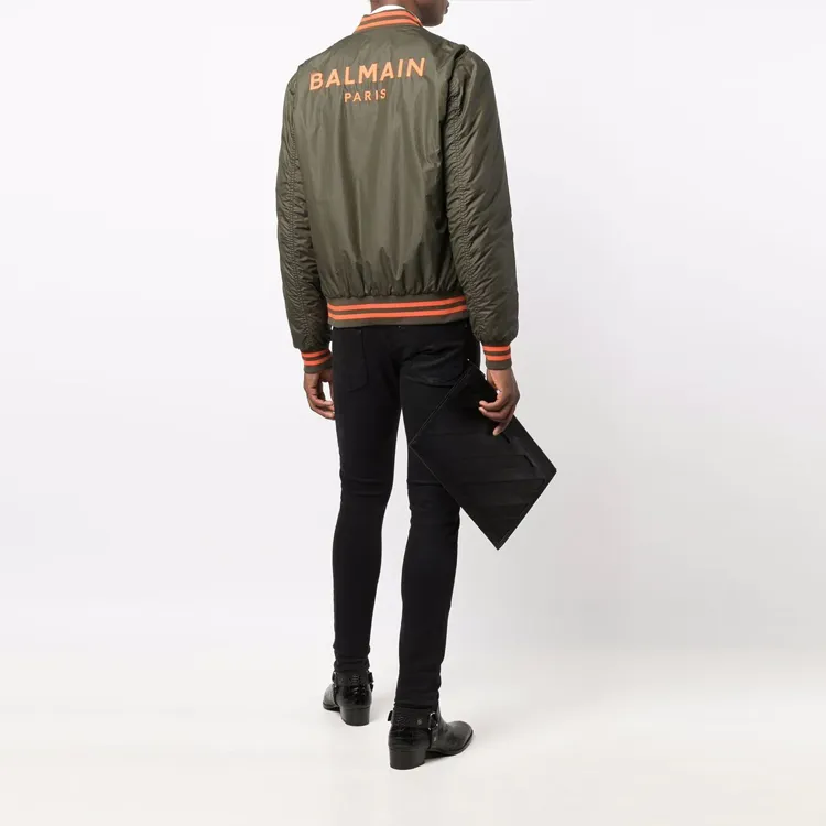 BALMAIN FW21 Jackets Coats Men's Army Green-2