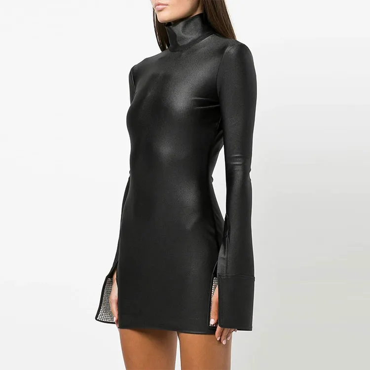 Alexander Wang Long Sleeved Dresses Women's Black-2
