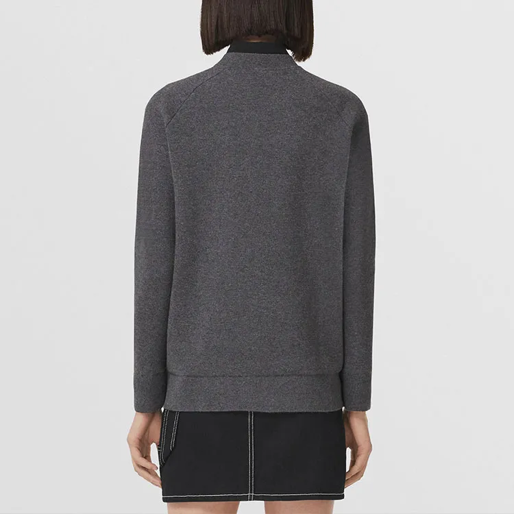 Burberry Cashmere Sweaters Women's Gray-2