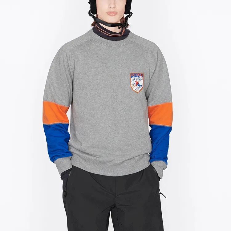 DIOR Quarterly New Products Sweatshirts Men Gray-2
