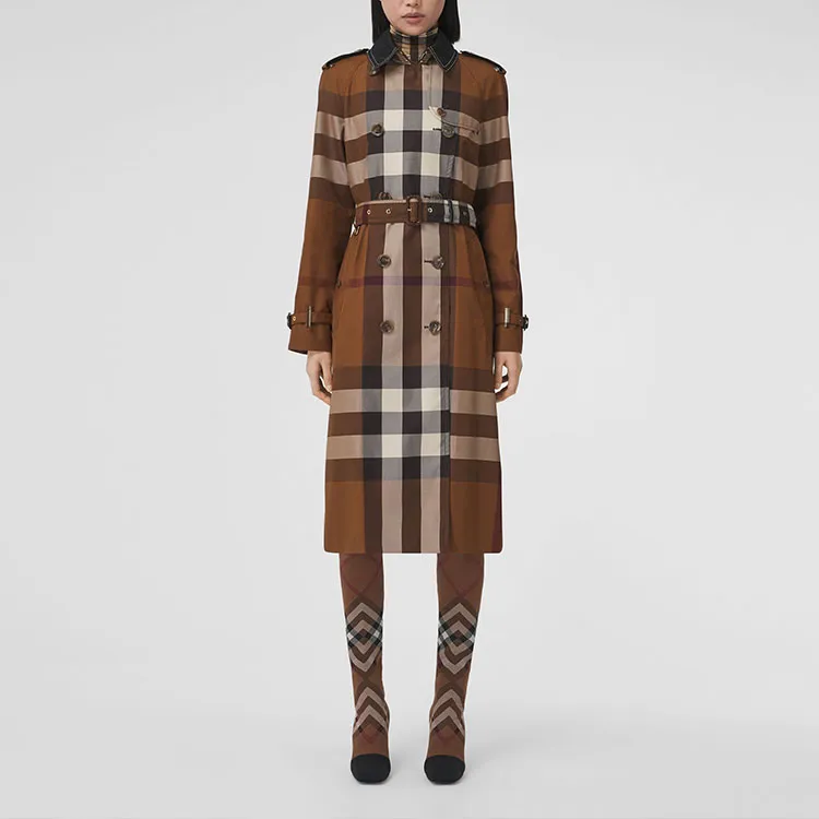 Burberry Trench Coat Women's Brown-3