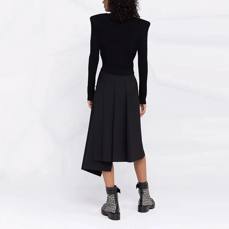 BALMAIN Logo-button Cropped Knitted Cardigan-3