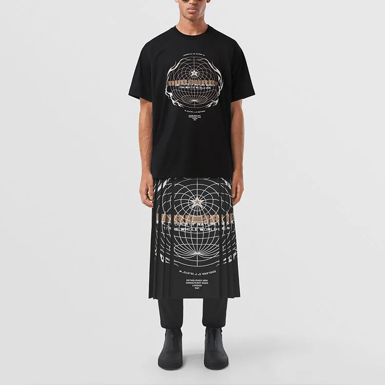 Burberry T Shirts Men Black-3