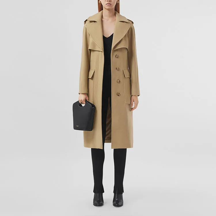 Burberry Velvet Jackets Women's Honey-1