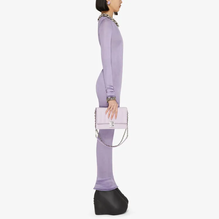 Givenchy Long-Sleeved Dresses Women's Purple-3