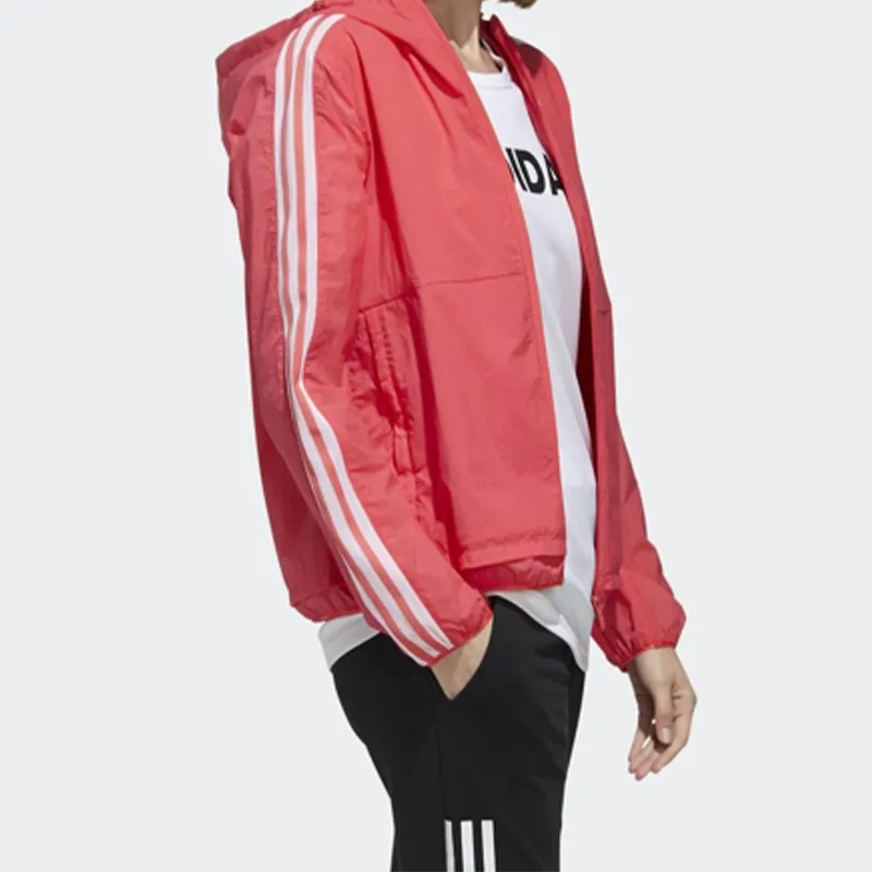 Adidas Jackets Women's Bright Pink Red Fluorescent-2