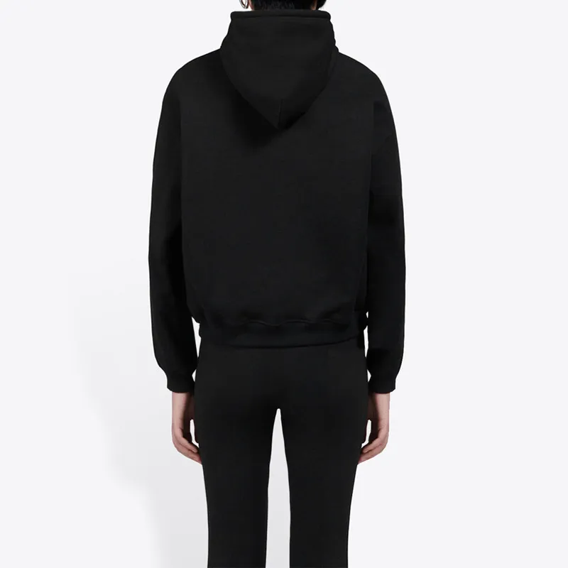 Balenciaga Gym Wear Hoodie Black-3