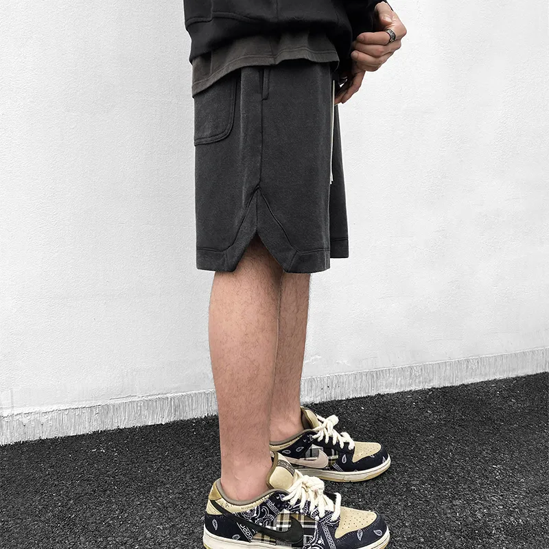 CLIMAX VISION Casual Shorts Men's Washed Black-8
