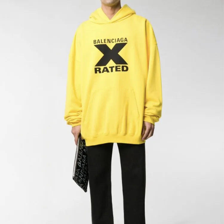 Balenciaga Sweatshirt Men's Yellow Black-2