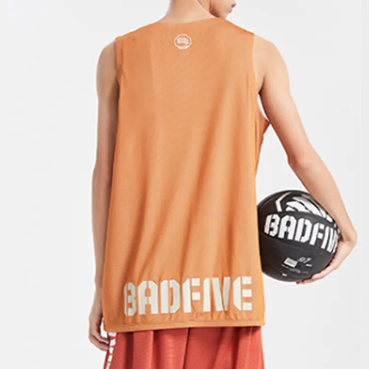 LINING Badfive Basketball Jerseys Men Amber Brown-4