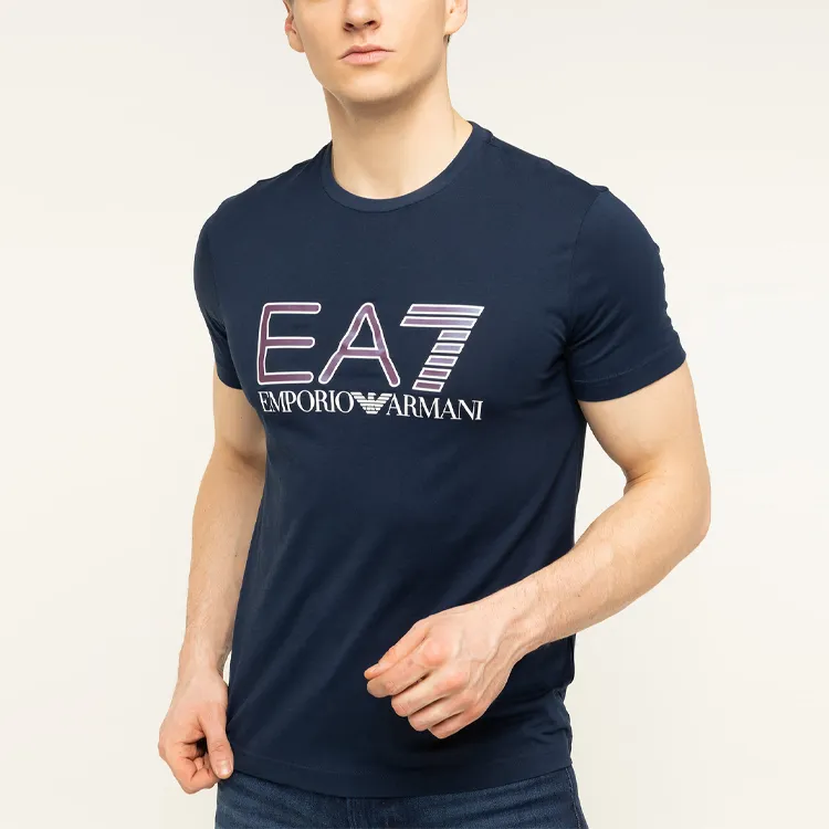 EMPORIO ARMANI EA7 T Shirt Men's Navy Blue-3