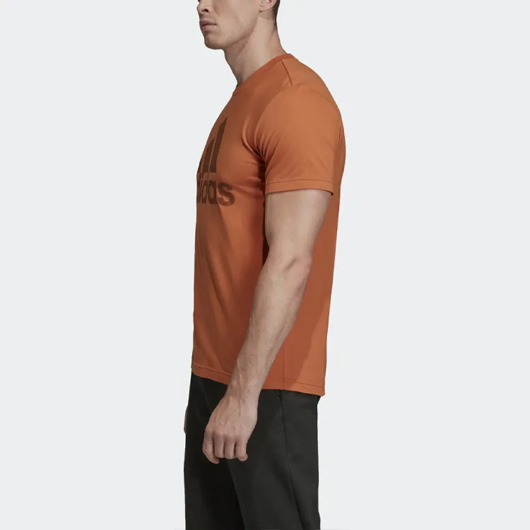 Adidas T Shirt Men's Khaki Brown-5