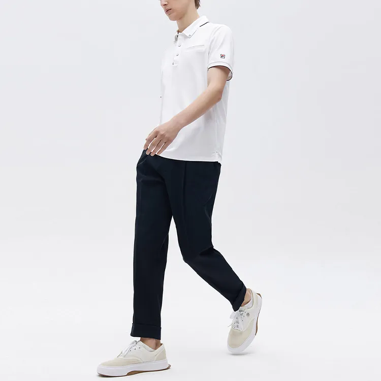 FILA Polo Shirt Men's Standard White-4