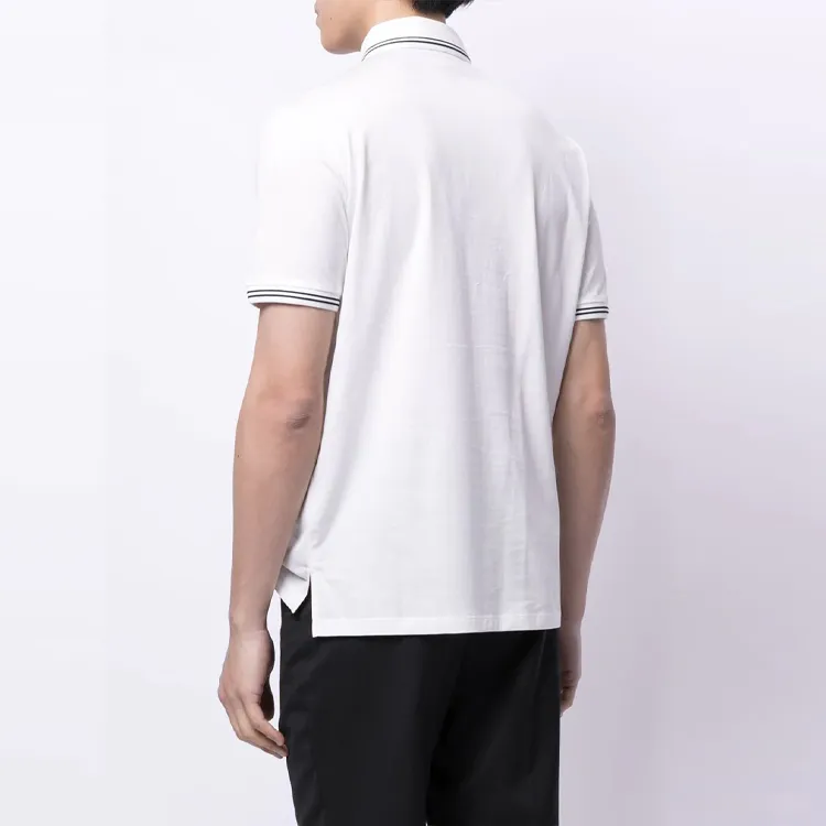 EMPORIO ARMANI Polo Shirts Men White-2