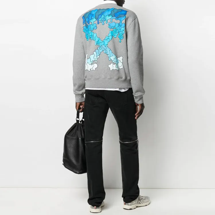 OFF WHITE SS21 Sweatshirts Men Gray-2