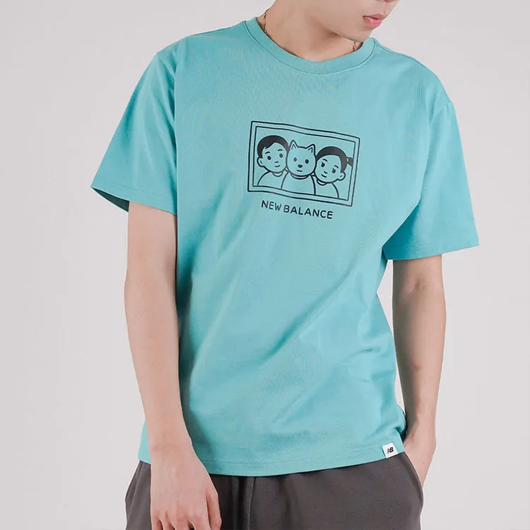 New Balance x Noritake Noritake Collection T Shirt Unisex Lake Blue-2