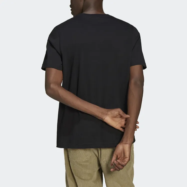 Adidas Originals Rhinestone T-Shirts Men Black-2
