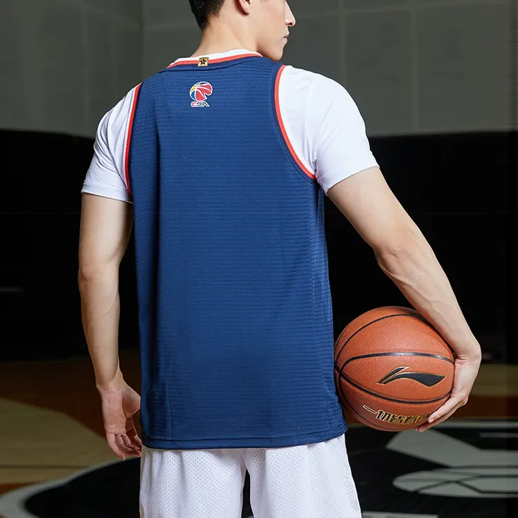 LINING Basketball Jerseys Men Dark Blue-3