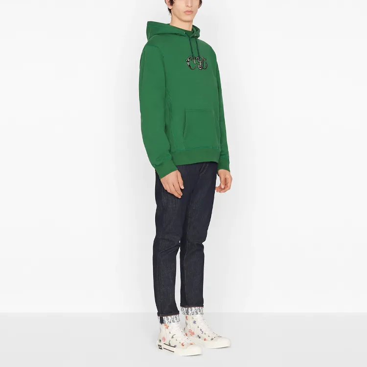 DIOR Quarterly New Products Sweatshirts Men Green-5