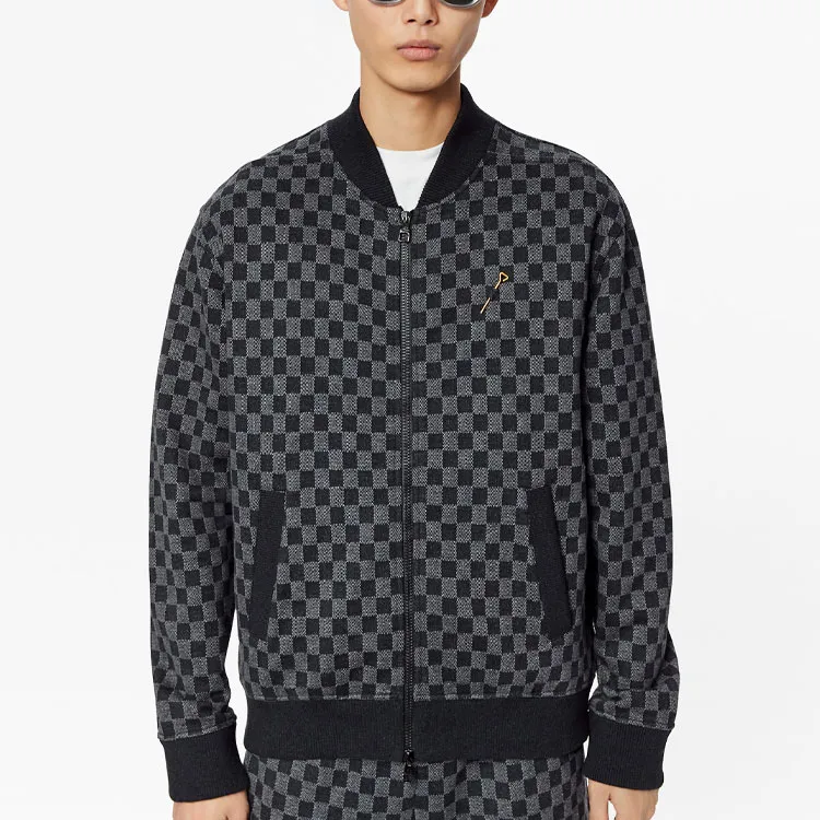 LOUIS VUITTON Damier Jacquard Zip Through Bomber-1