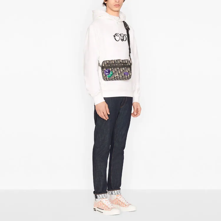 Kenny Zhang X DIOR Sweatshirts Men White-3